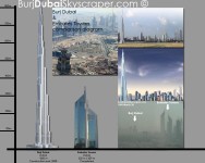 Burj Dubai and Emirates Towers