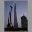 Burj Dubai 700.9 meters tall