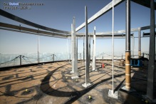 Burj Dubai observation deck under construction