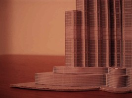 Burj paper model bottom